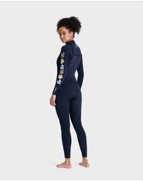 Roxy - Womens 3/2mm Swell Natural Chest Zip Wetsuit
