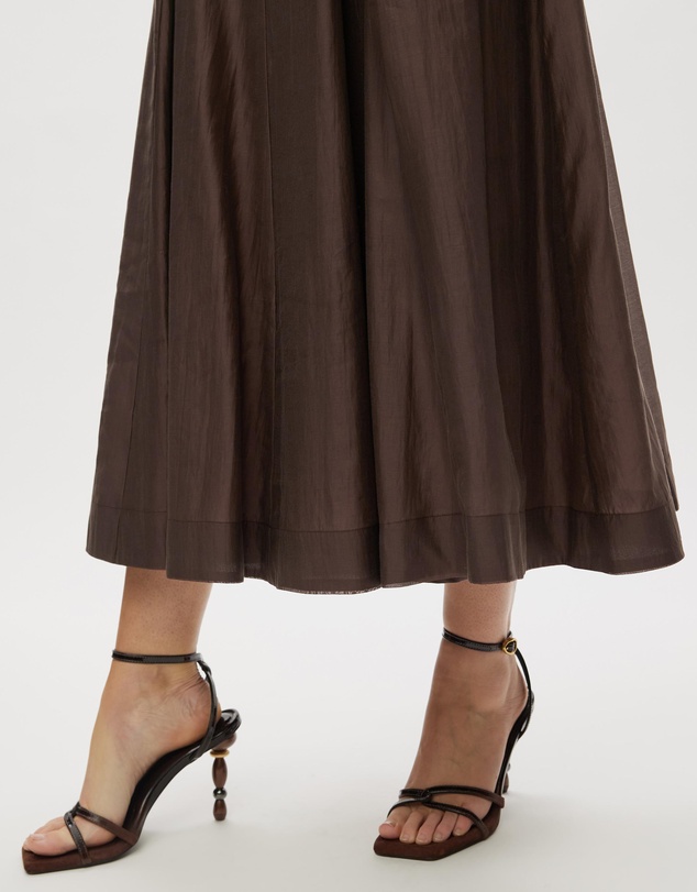 Minima Esenciales - Adelina Panel Sheer Maxi Dress