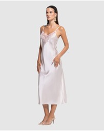 GINIA - Silk Lace Slip