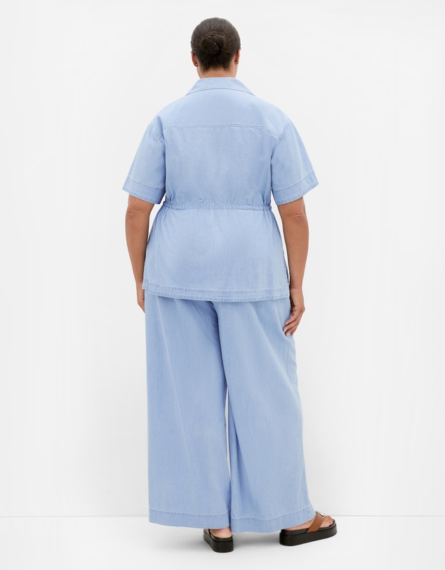 City Chic - Plus size Mikayla Denim Pant - light wash