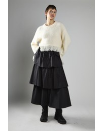 Glamorous - Fringe-Trim Long Sleeve-Jumper