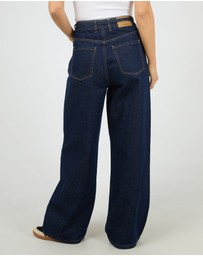 All About Eve - Gia High Rise Baggy Indigo
