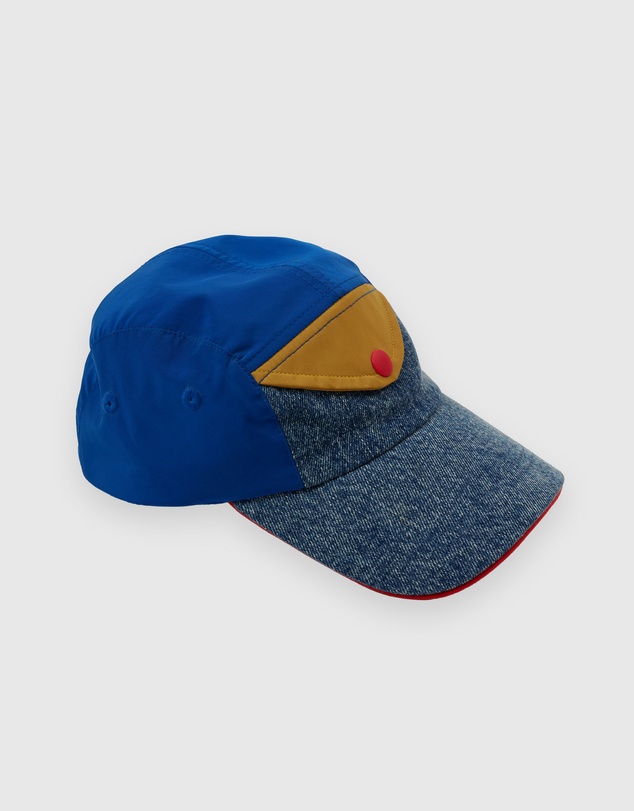 Goldie + Ace - Colour Block Vintage Denim Cap - Babies-Kids