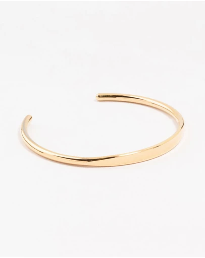 Lovisa - Waterproof Gold Plated Stainless Steel Slim Wrist Cuff