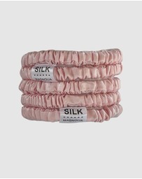 SILK MAGNOLIA - Pure Silk Scrunchie