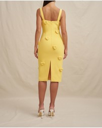 BY JOHNNY. - Amora Heart Midi Dress