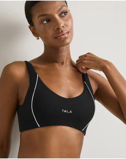 TALA - Contrast Piping Sports Bra