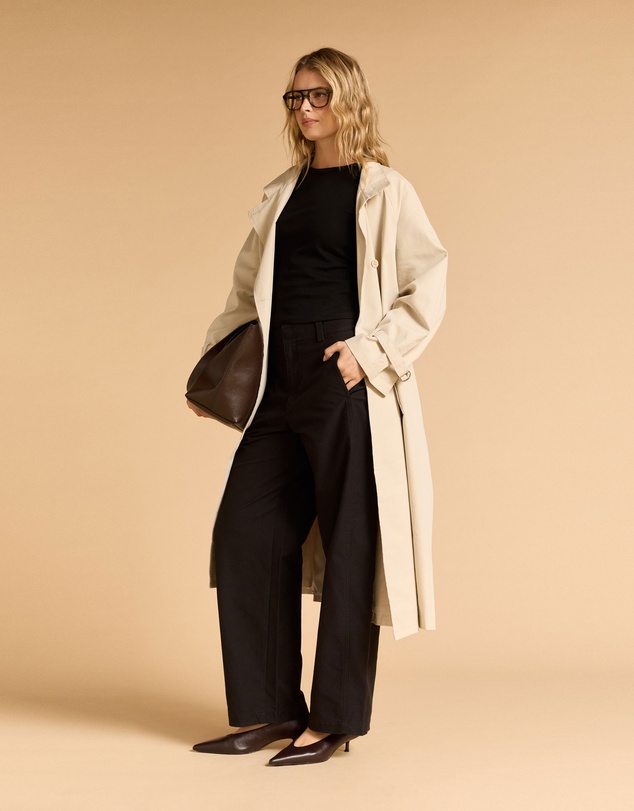 MVN - Funnel Neck Trench Coat