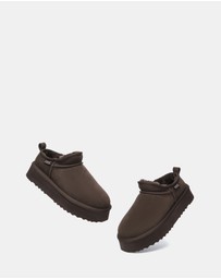 EVERAU - Australian Shepherd Ugg Nano Classic Platform Cow Suede Upper UGG Boots
