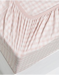 Sheet Society - Leo Washed Cotton Gingham Full Sheet Set