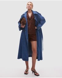TOPSHOP - Denim Trench Coat