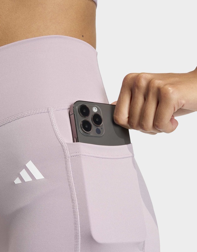 adidas Performance - Optimé Essentials Stash Pocket 7-Inch Short Leggings Womens