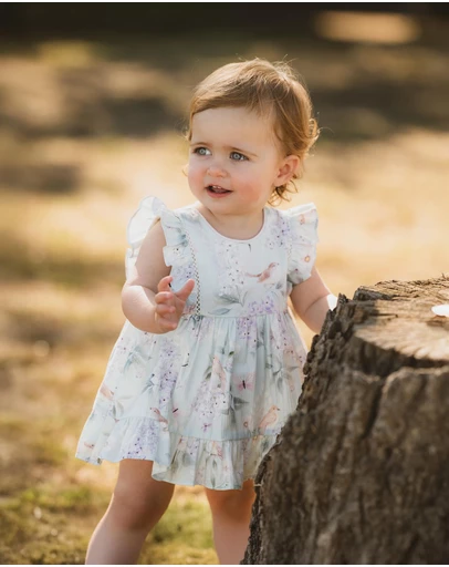 Bebe by Minihaha - Madelyn Print Overlay Dress - Babies