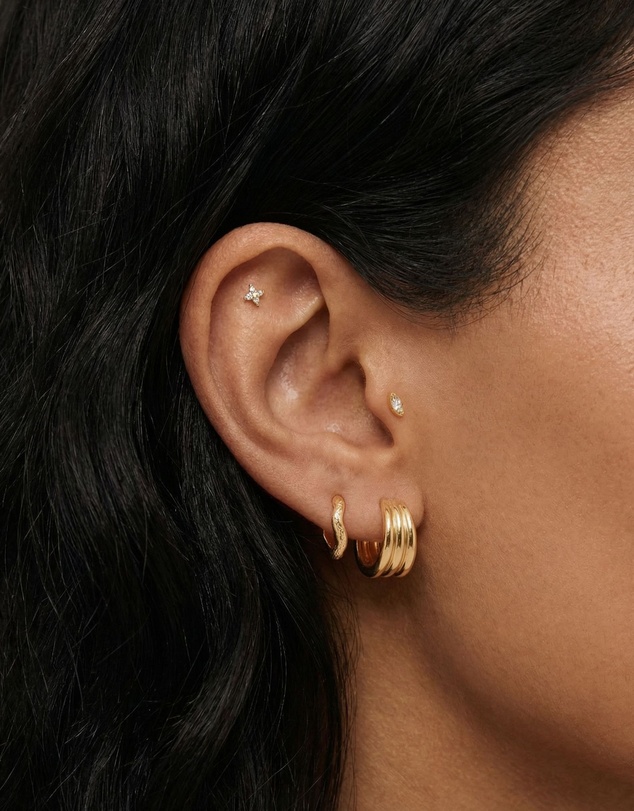 HOUSE OF SLANI - Jen Gold Hoops