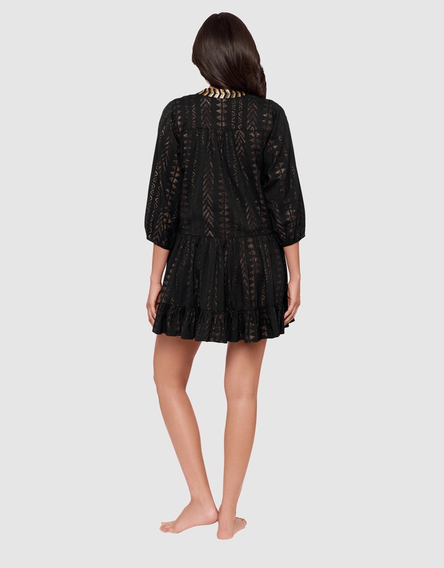 Miraclesuit Swimwear  - Beach Etc Mini Length Jacquard Cotton Beach Dress