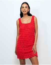 AERE - Veya Crochet Mini Dress
