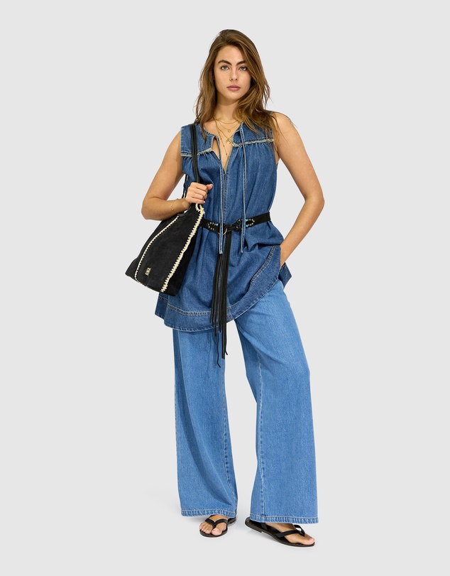 Belle & Bloom - So What Denim Mini Dress
