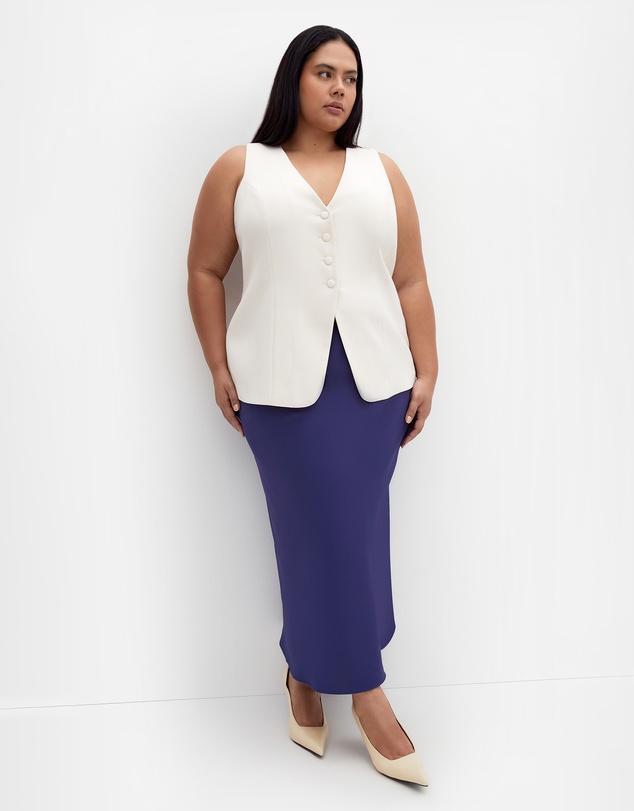 City Chic - Fountain Court Skirt - ink