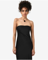 Forcast - Martini Strapless Satin Dress