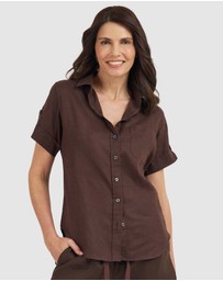 CAMIXA - FEBE Short Sleeve Linen shirt