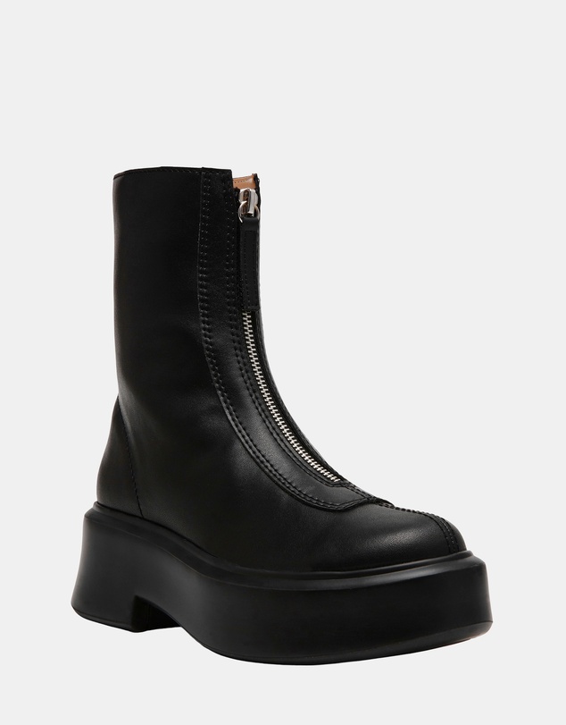 Steve Madden - Jones Black Leather Boots