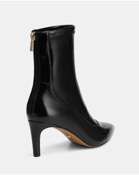 Wittner - Felix Stretch Patent Leather Ankle Boots