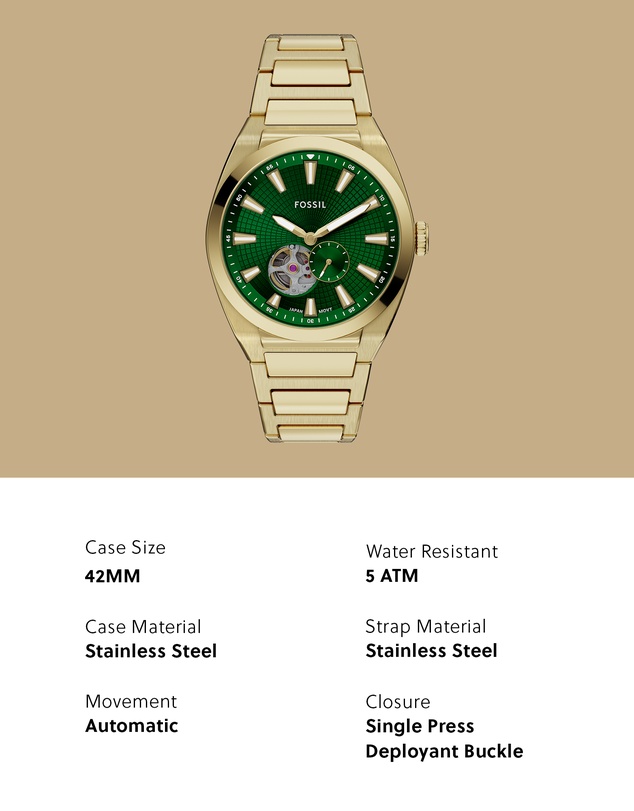 Fossil - Everett Gold Analogue Watch