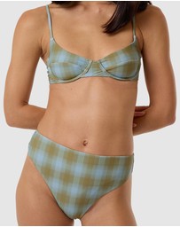 Thrills - Ansley 90s High Cut Bikini Bottoms