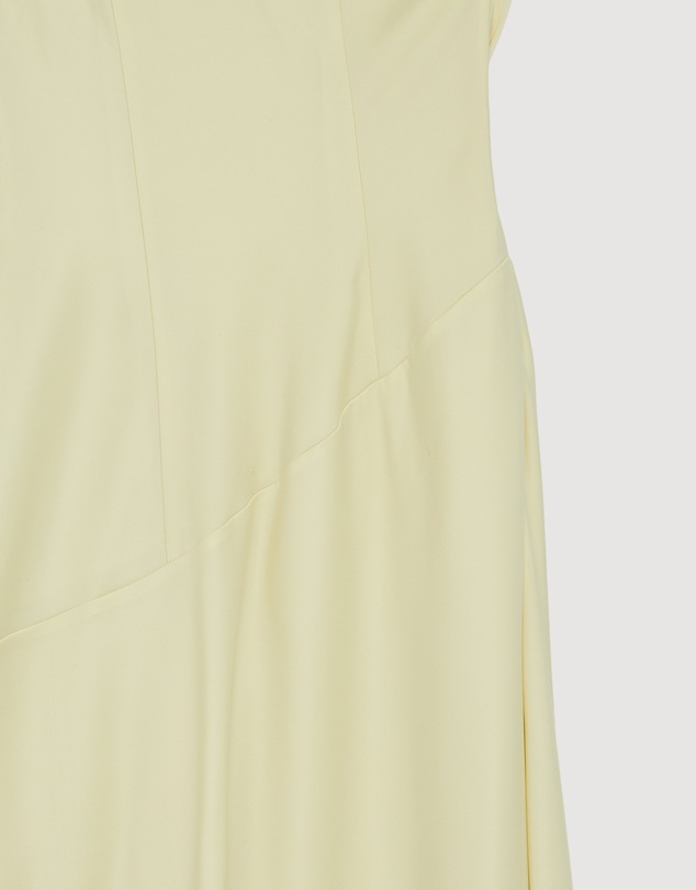 Revibe - Repaired CHANCERY Hallie Satin One Shoulder Drape Maxi Dress - AU 8