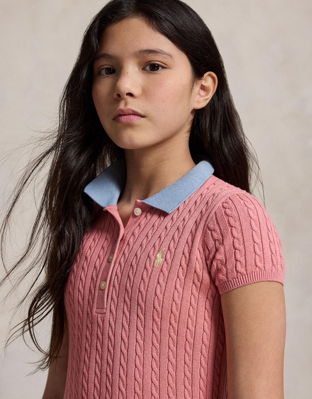 Polo Ralph Lauren - Mini-Cable Cotton Sweater Dress - Teens