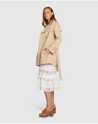 Belle & Bloom - Whispers of Verona Trench Coat