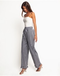 Petal & Pup - Marina Pant - Black Gingham