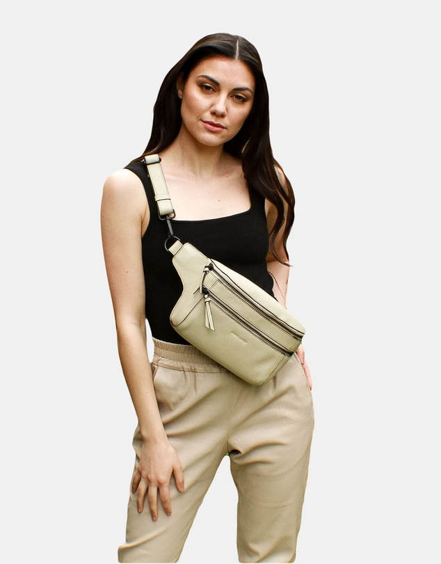 Pierre Cardin - Pierre Cardin Leather 3-Way Sling Bag