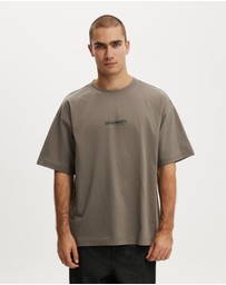 Cotton On - Box Fit Text T-Shirt