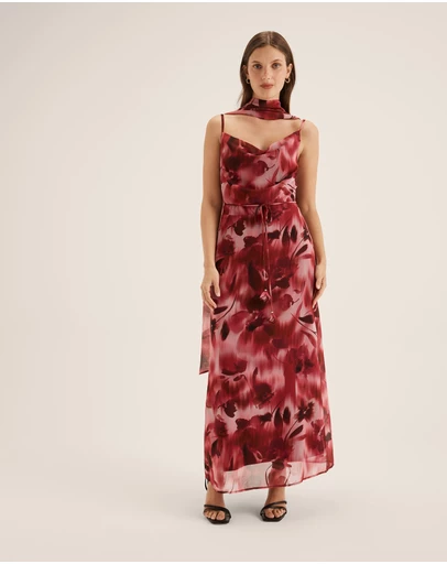 Review - Petaline Cowl Neck Dress