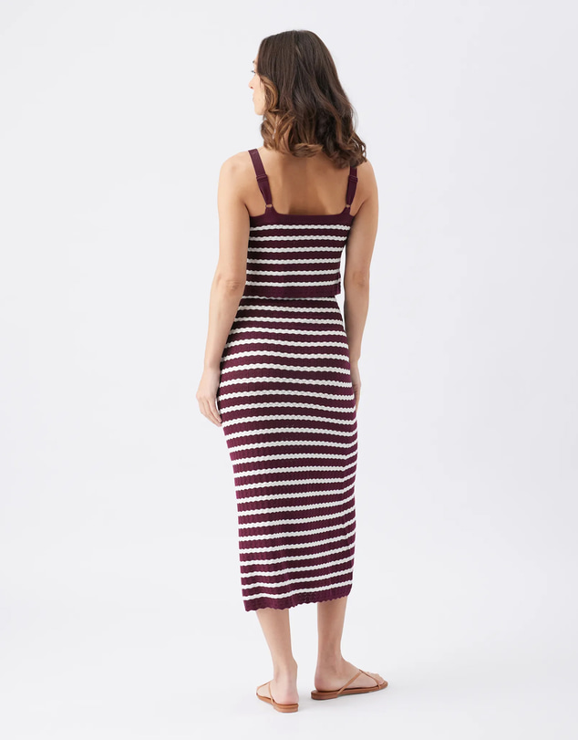 Ripe Maternity - Pointelle Knit Nursing Dress