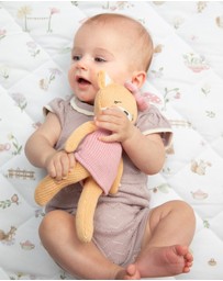 Living Textiles - Knitted Animal Toy- Frankie the Fox