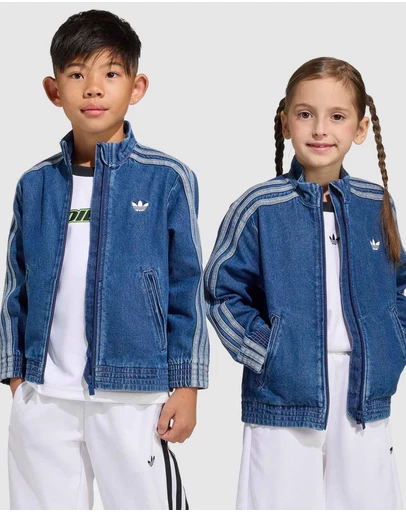 adidas Originals - Firebird Denim Track Top - Kids-Teens