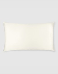 Shhh Silk - Mulberry Silk Beauty Pillowcase - Off White - King