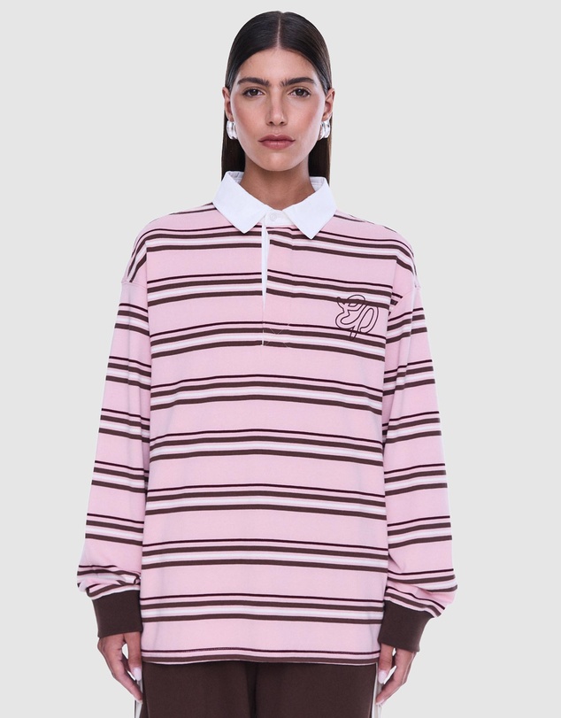 ENA PELLY - Rose RP Rugby Long Sleeve - ICONIC EXCLUSIVE