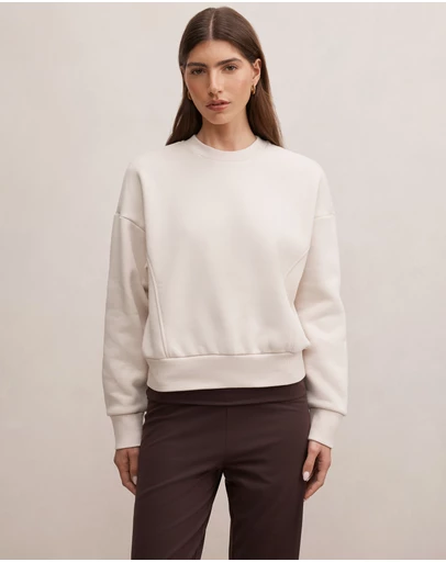 Forever New - Winnie Fleece Crew Neck Jumper