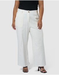 Something 4 Olivia - Lila Linen Wide Leg Pant