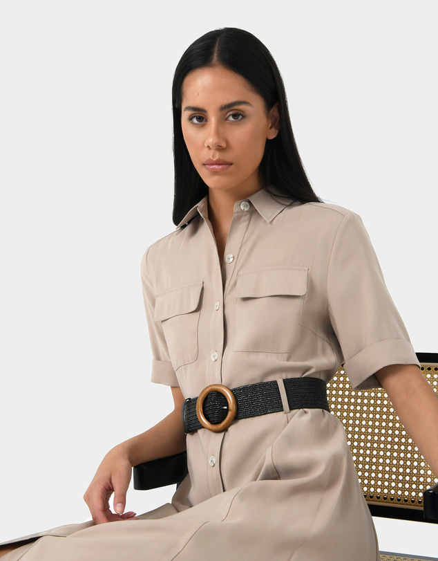 Forcast - Sarina Raffia Elastic Belt