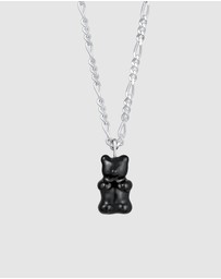 Kuzzoi - ICONIC EXCLUSIVE - Necklace Bear Enamel Trend Modern in 925 Sterling Silver