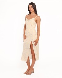 Petal & Pup - Yelena Dress - Yellow Floral