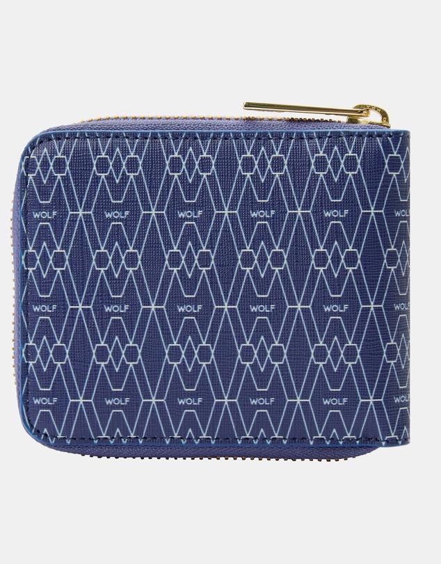 Wolf - Wolf Signature Range Zip Around Wallet Blue