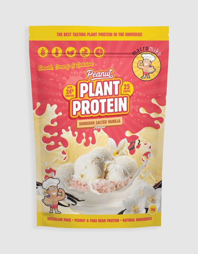 Macro Mike - Hawaiian Salted Vanilla Peanut Plant Protein - 1kg