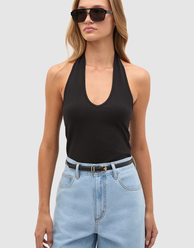Seed Heritage - Avah Narrow Leather Belt
