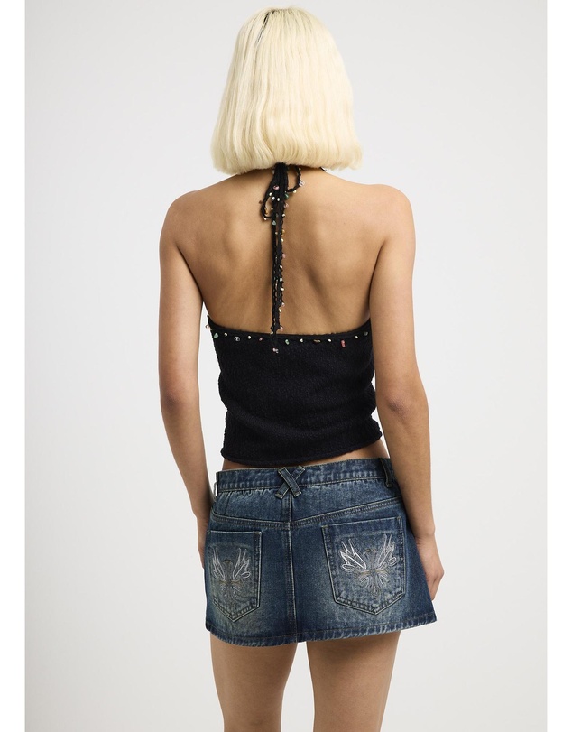 Neon Hart - Berta Beaded Knit Top