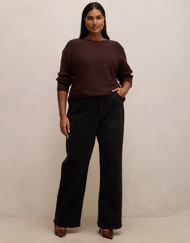 Forever New Curve - Gabbie Curve Essential Knitted Sweater
